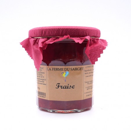 Confiture fraise Le Sarget