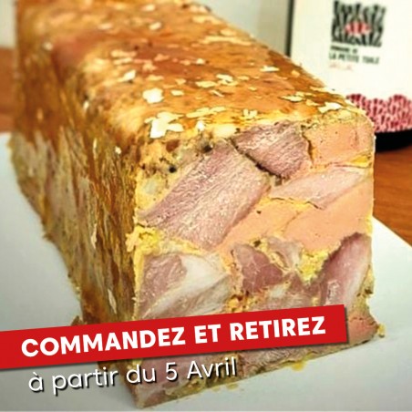 Terrine de jarret de porc et foie gras