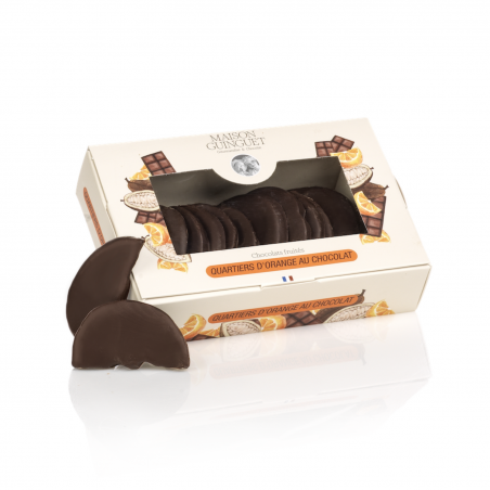 Quartier d'orange enrobé de...