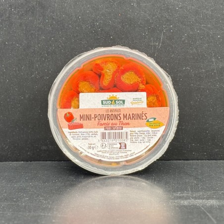 Mini poivrons farcis au thon