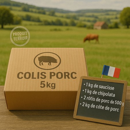 Colis de porc de 5kg