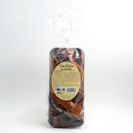 Natte marbrée au chocolat