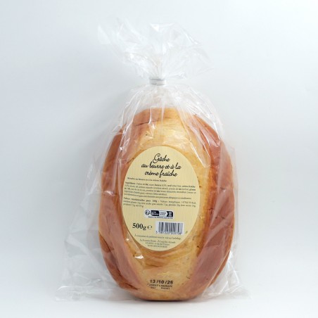 Gache au beurre et à la crème fraîche