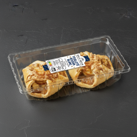 2 feuilletés boudin blanc...