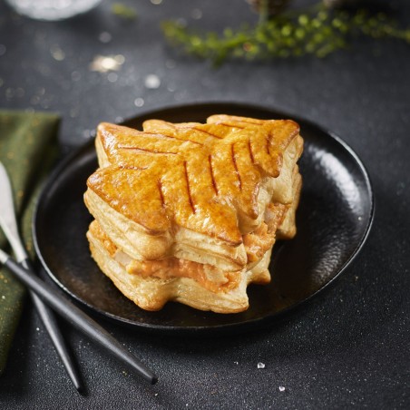Feuilleté sapin au poulet